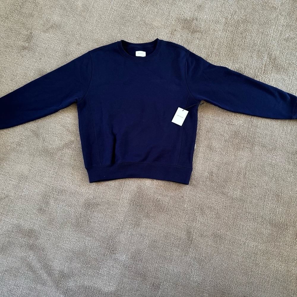 Aime Leon Dore Navy Crewneck Sweater - Picture 4 of 8
